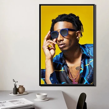 Playboi Carti populare album de muzica hip-hop rap star arta pictura pe panza poster de perete decor acasă inalta calitate, Decor acasă