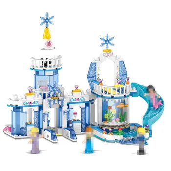 Blocurile Prieteni Noi Elsa Anna Belle, Ariel Moana Cenusareasa Castelul De Gheata Cărămizi Printesa Fata De Jucării De Crăciun