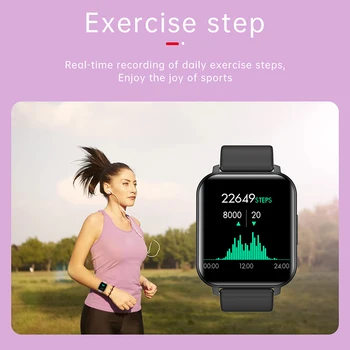 2020 Nou T82 Ecran Tactil Complet de Sport Bandă Albă de Fitness Smartwatch Bărbați Femei Rata de Inima tensiunea de Ceas Pentru Android IOS