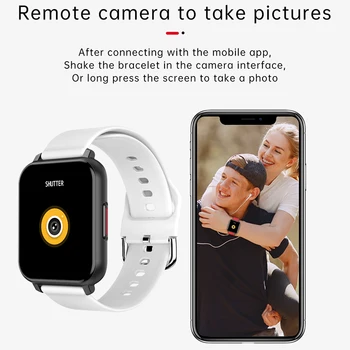 2020 Nou T82 Ecran Tactil Complet de Sport Bandă Albă de Fitness Smartwatch Bărbați Femei Rata de Inima tensiunea de Ceas Pentru Android IOS
