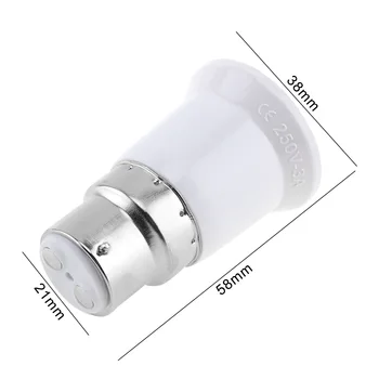 5pcs/lot B22 pentru Bec LED E27 Bază Adaptor Universal de Lumină Converter Lampă Soclu Suport Bec LED Socluri E27 bec șurub