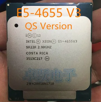 QS versiune E5-4655 V3 Original Intel Xeon E5-4655V3 2.90 GHz 6-core 30MB despre lga2011-3 E5 4655 V3 Procesor transport gratuit