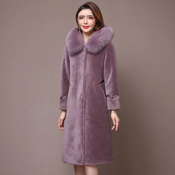 WYWAN 2020 Haine de Femei de Moda Noua Haină Lungă Tip Slim de Iarna pentru Femeie Jachete