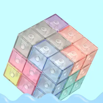 Blocuri Puzzle cub magic magnetice blocuri Soma cub magnet cub 3x3 jucării educative pentru copii jucarii pentru copii