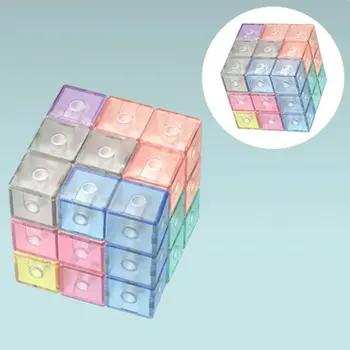 Blocuri Puzzle cub magic magnetice blocuri Soma cub magnet cub 3x3 jucării educative pentru copii jucarii pentru copii