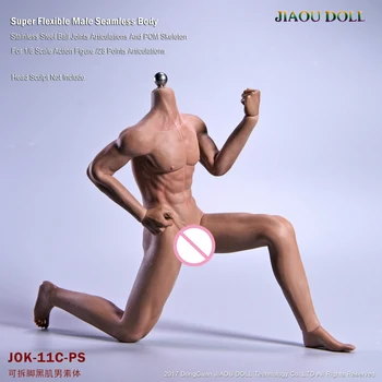 Super Flexibil De Sex Masculin Corp Fără Sudură Figura 1/6 Scară Cu Bile Din Oțel Inoxidabil Articulații Puternice Musle Figura Model De Colectare De Jucării