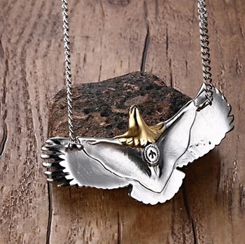 Noua moda om colier, din oțel inoxidabil de turnare colier takahashi goro vulturul nu se estompeze colier N16526