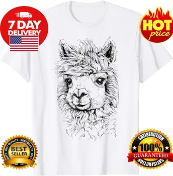 Nici O Prob Lamă T-Shirt Cadou Amuzant Nici O Dramă Alpaca Lammacorn Vintage Barbati Cadou Tee