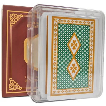 Comerțul extern de Vânzare Fierbinte Card de Plastic Impermeabil față-verso Slefuire PVC Poker Placă Îngustă de Tip Mic