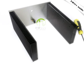 HIFI audio amp Aluminiu caz 2412C Full Aluminiu Amplificator de caz /Mini AMP Caz/ Preamp Cutie/ ALIMENTATORULUI 240*120*257mm