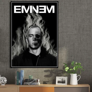 Eminem Renaștere Kamikaze Rap Hip Hop Album De Muzica Star Printuri Tablou Canvas Wall Art Imagini Living Decor Acasă Poster