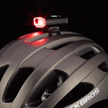 ROCKBROS Mini Bicicleta Lumina 100Lm Bicicleta Fata-Spate, Lumina Impermeabil USB Reincarcabila Biciclete Lumina Farurilor Casca Lumina de Avertizare
