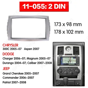 2 din Masina Radio stereo Montarea Măștii de instalare de aceasta serveste drept garnitura dash kit Pentru CHRYSLER 300C Încărcător DODGE JEEP Grand Cherokee Dash