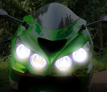 Pentru Kawasaki NINJA ZX14R ZZR1400 2012-2018 Excelent Ultra luminoase CCFL Angel Eyes Halo Inele kit Accesorii pentru motociclete