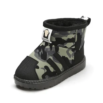 Pentru sugari din Bumbac Pantofi de Iarna pentru Copii Fete Baieti Cizme de Zăpadă Caldă în aer liber pentru Copii Cizme Impermeabil anti-alunecare Copii Cizme de Pluș 2020