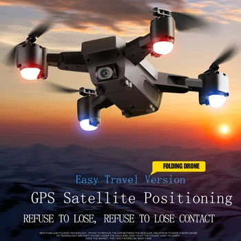 SMRC S20 Drone GPS URMAȚI-MĂ Camera 1080P HD WIFI FPV Pliabil Selfie Quadcopter Redus de Energie Reveni Video Live Jucarii Pentru Copii