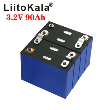 LiitoKala 3.2 V 90Ah LiFePO4 baterie poate forma 12V baterie Litiu-fier phospha 90000mAh Poate face cu Barca baterii auto, batteriy