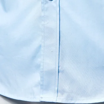 2020 Bărbați Rochie Camasa cu Maneca Lunga Slim Brand Om Tricouri de Designer de Înaltă Calitate Solid de Îmbrăcăminte de sex Masculin se Potrivesc Tricouri de Afaceri 5XL