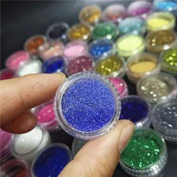45 Culori Diamond Shimmer Glitter Pulbere de 4 Cleiuri 1 Perie Tatuaj Temporar Copiii Fața Corpului de BRICOLAJ, Pictura pe Unghii Decor de Arta Instrument