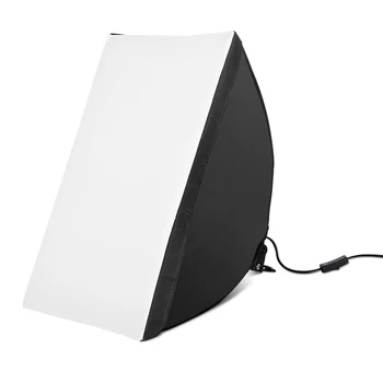 Fotografie Softbox de Iluminat Kituri 50x70CM Profesională Continuă a Sistemului de iluminare moale cutii Pentru Echipamente de Studio Foto