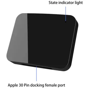 30 Pin Dock Docking Station Vorbitor Adaptor 30Pin Wireless Bluetooth 5.0 Receptor Adaptor Audio Pentru IPod IPhone Muzica Adaptor