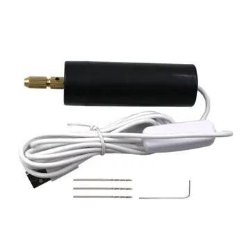 Portabil Mini Electric Burghiu de Mână Micro USB Mic Drill Chuck Instrumente cu 3pc Biți