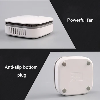 Mini Purificator de Aer Inteligent Portabil Frigider Improspata Aerul Curat de Ozon Generator de Anioni USB Reîncărcabilă Bucătărie Auto Acasă Miros Clar
