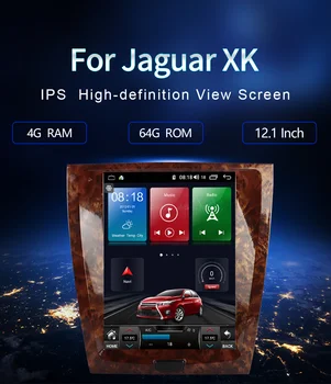 12.1 inch Android 10 Pentru Jaguar XK 64GB 4K Tesla Ecran IPS Auto Multimedia Video Player Navigatie GPS Radio Unitatea de Cap Stereo