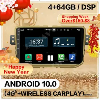 4+128G Wireless Carplay 2 Din Pentru Marele Zid Android 10 Ecran Multimedia Player Auto Audio Radio Navi GPS Șeful Unității Auto Stereo