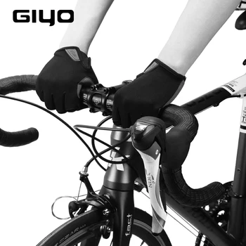 Giyo Iarna Ciclism Mănuși Touch Screen GEL de Biciclete Mănuși de Pescuit la Șocuri MTB Drum Plin Degetul Mănuși de Biciclete