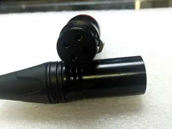 10buc 3 pin XLR Cablu Audio MICROFON Placat cu Aur de sex Feminin conector Jack de Noi