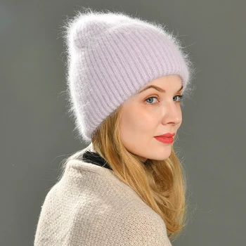 Femei Iarna Căciuli Pălărie Cald Cașmir Moda Tricotate Solid Chelioși Casual Femei Pălării Beanie