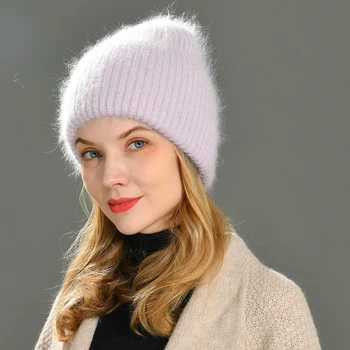 Femei Iarna Căciuli Pălărie Cald Cașmir Moda Tricotate Solid Chelioși Casual Femei Pălării Beanie