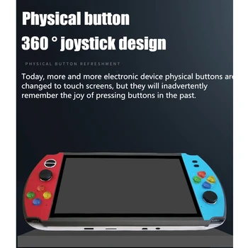 Portabil Retro Joc Handheld Player 7.0 inch LCD Ecran Color Consolă de jocuri Video Built-in 2000+ Jocuri Clasice Mini Consola de jocuri