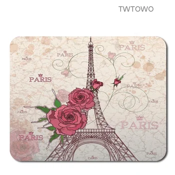 Turnul Eiffel, Place de la Paris Dreptunghi Mouse Pad Personalizat Personalizate Standard Alungite Mouse Pad Gaming Mousepad În 220mm*180mm*2mm