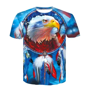2018 Nou statele UNITE ale americii de Pavilion T-shirt Barbati / Femei Sexy 3d Tricou de Imprimare cu Dungi Steagul American Bărbați T-shirt Vara Topuri Tricouri