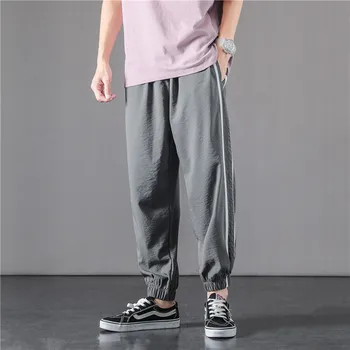 2020 Toamna Mens Noi Jogger Pant Moda Trening Pantaloni Side Stripe Glezna-Lungime Streetwear Fundul Trendy Pantaloni Casual Om