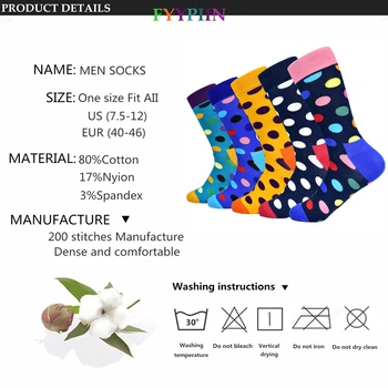Noi Fierbinte de Vânzare Șosete Bărbați Clasic de Culoare Șosete de Bumbac Dot Moda pentru Bărbați Sosete Casual Dimensiune (7.5-12)