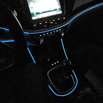 Neon flexibil Interior Masina Atmosferă Lumini LED Benzi Pentru Lincoln Navigator Continental MKX MKZ MKC MKT Accesorii