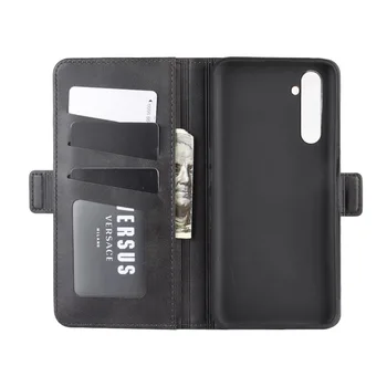 Caz Pentru Realme 6 Pro Din Piele Wallet Flip Cover Epocă Magnet Telefon Caz Pentru Realme 6 Pro Coque