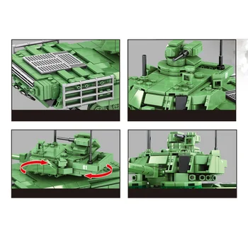 Militar seria de al doilea RĂZBOI mondial Rusia T-14 Tanc Principal de Luptă DIY Model de Blocuri Caramizi Jucarii si Cadouri