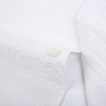 Calitate de Top Bumbac pentru Bărbați Brand Non-Haine de Fier de Culoare Solidă Oxford Shirt pentru Bărbați Clasice Carouri/Dungi Casual Camasa din Denim