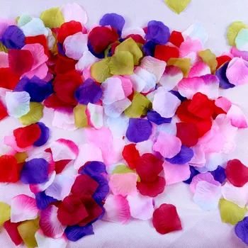 Petale de trandafir 5000pcs VRAC Mătase de Culori Tesatura Vrac Roz de Nunta Artificiale Logodna Decoratiuni Petală de Floare