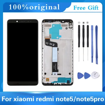 Pentru Xiaomi Redmi Note 5 Pro tv LCD Display Rama Pentru Xiaomi Redmi Note 5 Display LCD Digitizer Senzor de Lentile de Sticlă de Asamblare