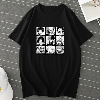 Eroul meu mediul Academic Tricou de Vară 2020 Maneci Scurte Amuzante Grafic T-shirt Femei Barbati Tee Topuri Haine de Bumbac Japonez Anime Tricou