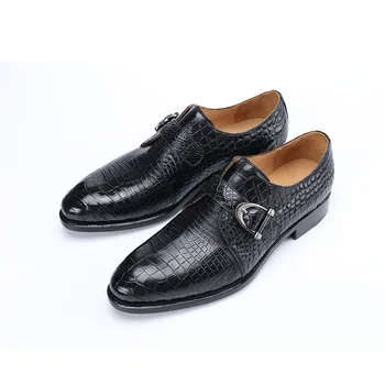 Piele de crocodil mens pantofi rochie 2020 nou piele naturala de afaceri uzura formale clasice pentru chaussure homme luxe transport gratuit