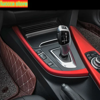 Auto Styling Interior Schimbătorului de Viteze Cutie cu Capac panou Ornamental Stand Decor benzi autocolant Pentru BMW 3 4 Seria 3GT F30 F31 F32 F34 F36