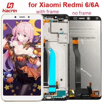 Pentru Xiaomi Redmi 6 6A Display LCD+Touch Screen Cu Cadru de Nici un Pixel Mort Înlocuire ecran Pentru Xiaomi Redmi 6A 6 5.45 inch