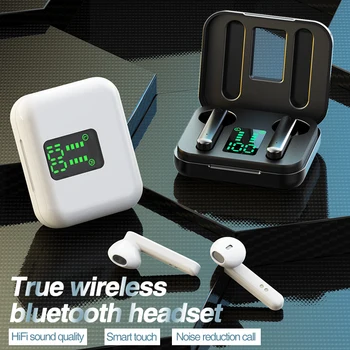 2020 X15 TWS Bluetooth Căști Căști fără Fir LED Display Bluetooth 5.0 Sport Căști Auriculare Airbuds cu Încărcare Caz