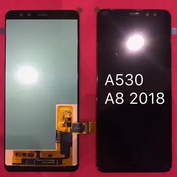 Ecran LCD Pentru Samsung Galaxy A8 (2018) A530F Touch Screen Digitizer LCD Display Rama Pentru Samsung Galaxy A530 A530F/DS